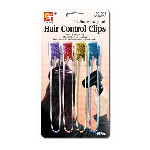 BT Hair Control Clips  4PCS (ASSORTED)