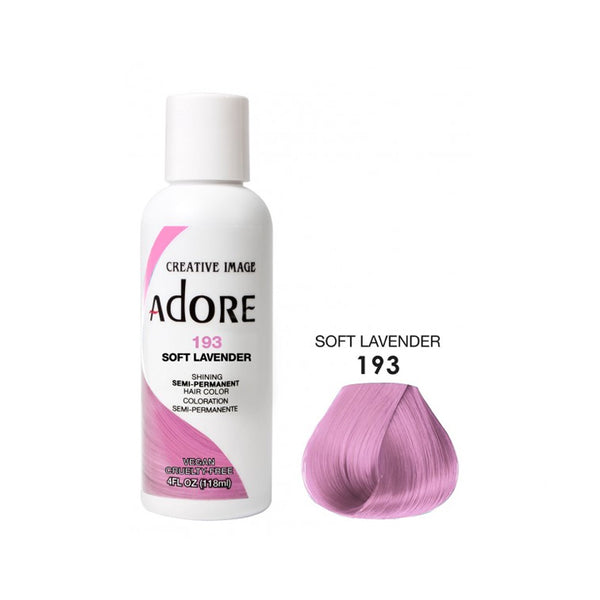 Adore Semi-Permanent Hair Color 193- Soft Lavender