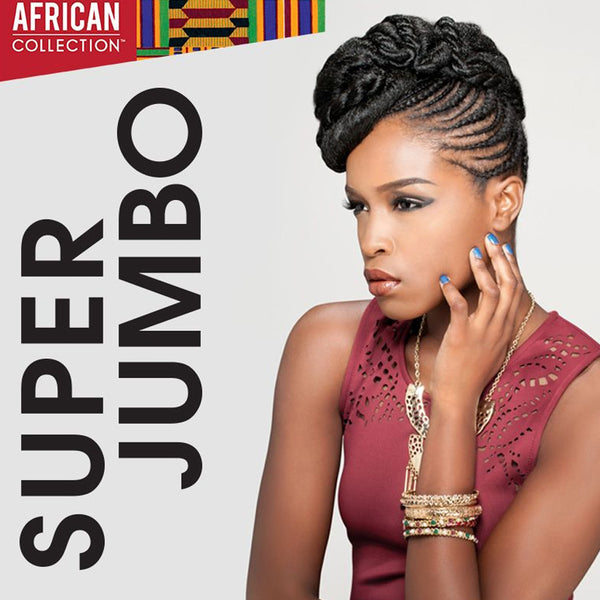 Sensationnel African Collection Synthetic 100% Kanekalon Fiber Jumbo Braid
