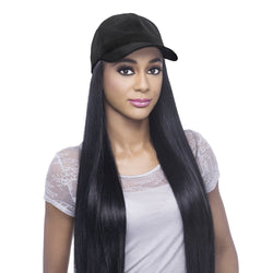 Vivica Fox Synthetic Straight Capdo Wig with Black CD-Essent 23" (18pcs Diamond Stones Included)