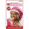 Donna Premium Collection 2in1 Satin Braid Bonnett & Adjustable Bonnet