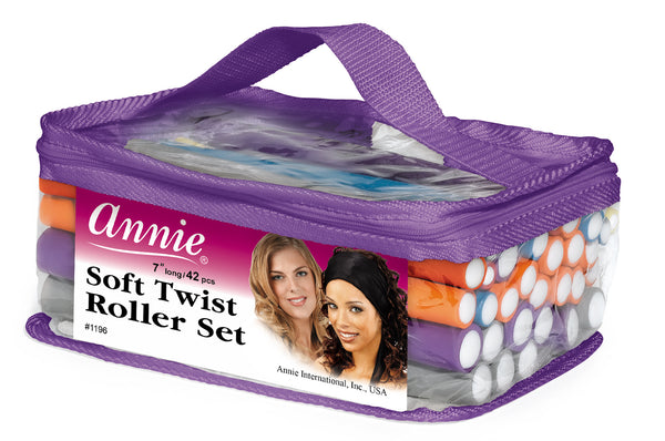 Annie Soft Twist Roller Set 7" Long/ 42pcs