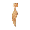 BT Charm Filigree Tubes Hair Jewelry Gold Angel Wing