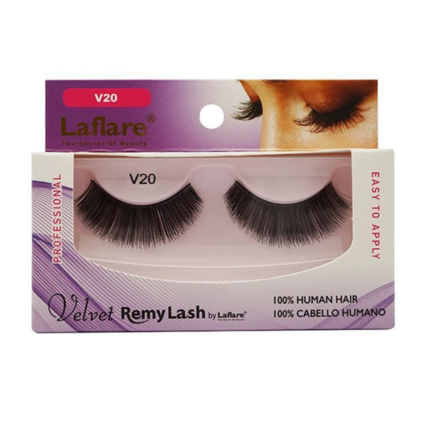 LaFlare Eyelashes 100% Human Hair Velvet Remy Eye Lashes