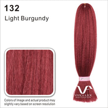 braiding hair light burgundy