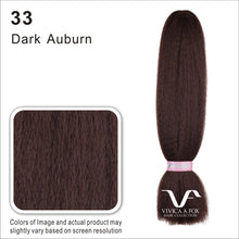 braiding hair dark auburn