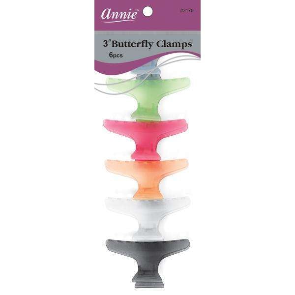 Annie Butterfly Clamps 3" 6pcs